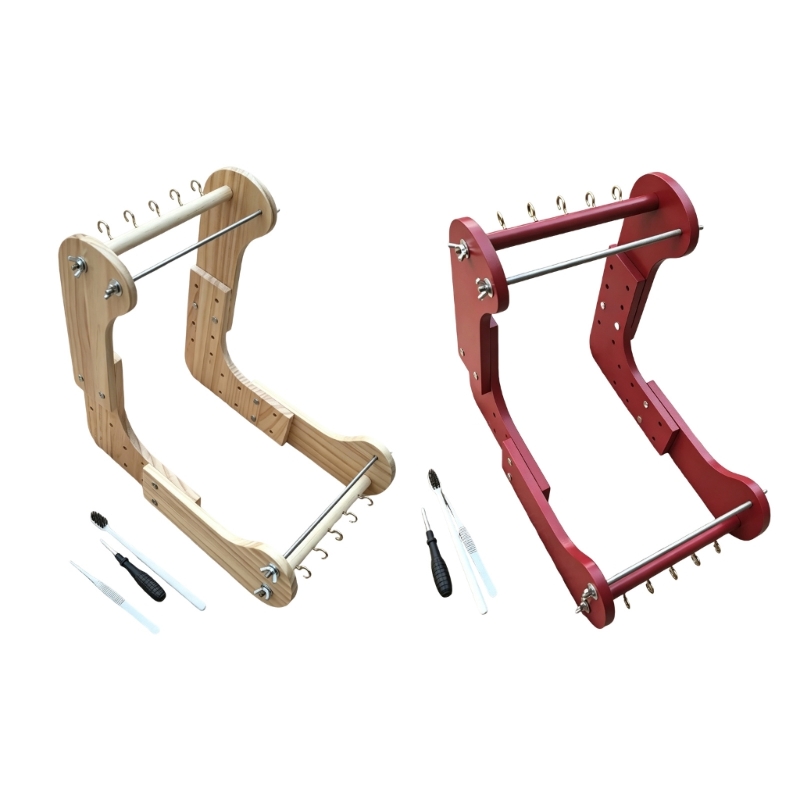 Woodworking Tool Stores - Tabletop Bead Loom Adjustable Wooden Frame