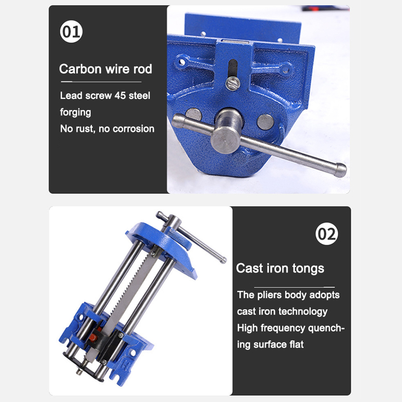 Woodworking Vice Quick Release - 7 Inch Woodworking Vise Carbon Steel