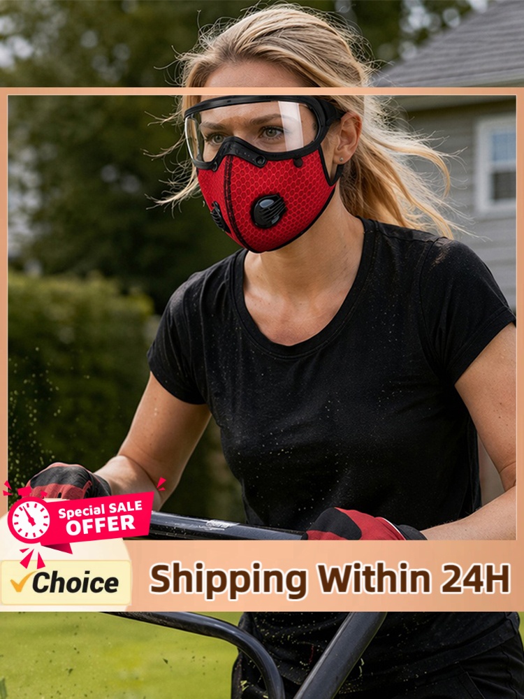 Woodworking Mask - Reusable Carbon Filter Dust Mask with