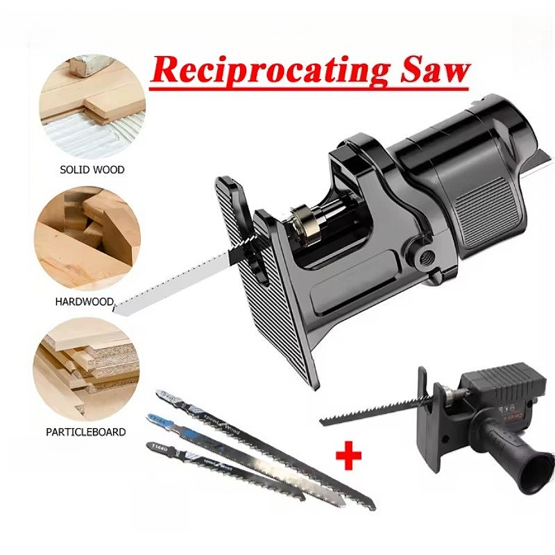 Woodworking Rasp - Reciprocating Saw Adapter Electric Drill To