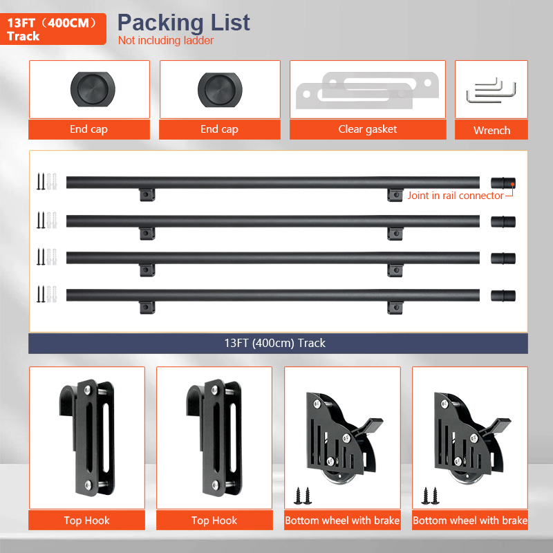Rolling Library Ladder Hardwar - Woodworking Lofts ulasan dan harga