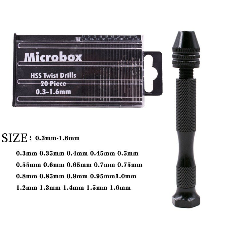 Micro Mini Pin Vise Hand Drill - Woodworking Front Vise ulasan dan harga
