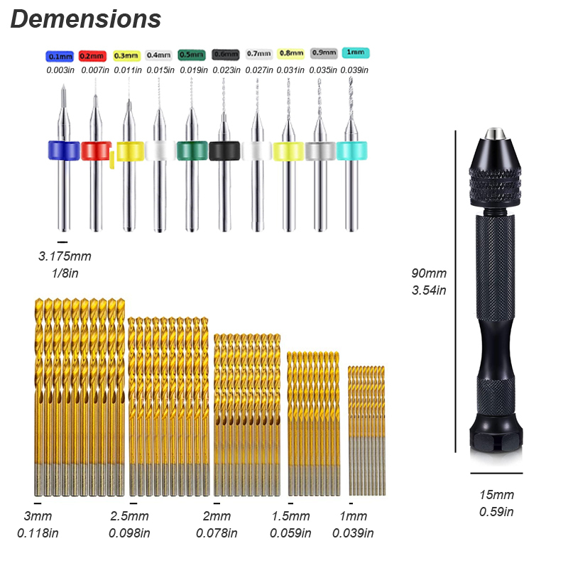 Micro Mini Pin Vise Hand Drill - Woodworking Front Vise ulasan dan harga