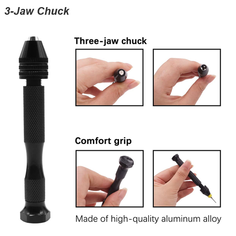 Micro Mini Pin Vise Hand Drill - Woodworking Front Vise ulasan dan harga
