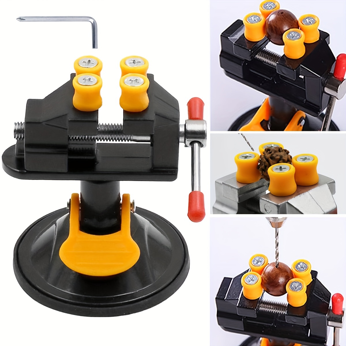 360° Rotating Suction Cup Mini - Woodworking Front Vise ulasan dan harga