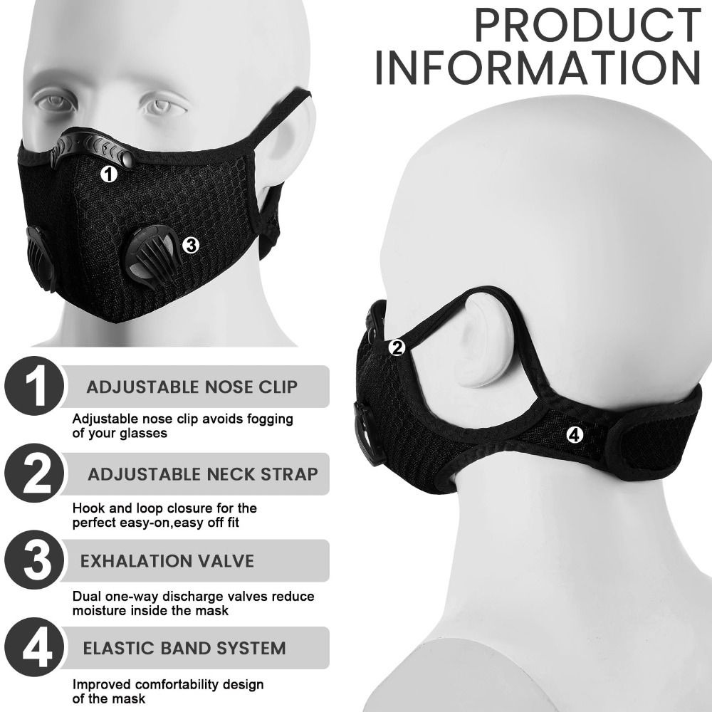 Breathable Ergonomic Dust Mask - Woodworking Mask ulasan dan harga
