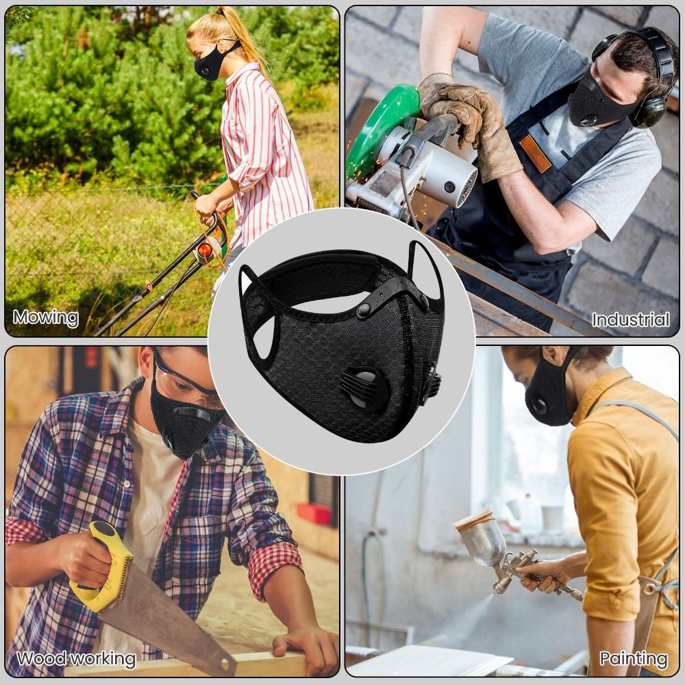 Breathable Ergonomic Dust Mask - Woodworking Mask ulasan dan harga