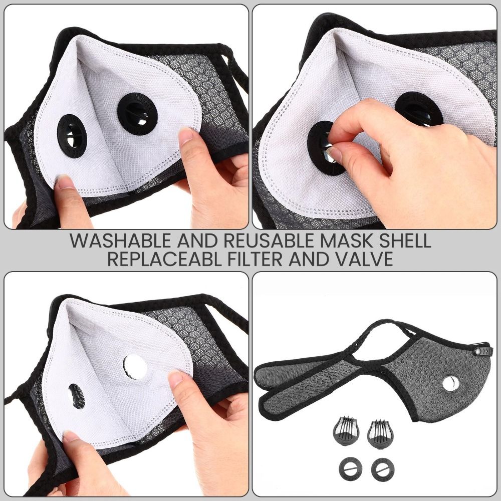 Breathable Ergonomic Dust Mask - Woodworking Mask ulasan dan harga