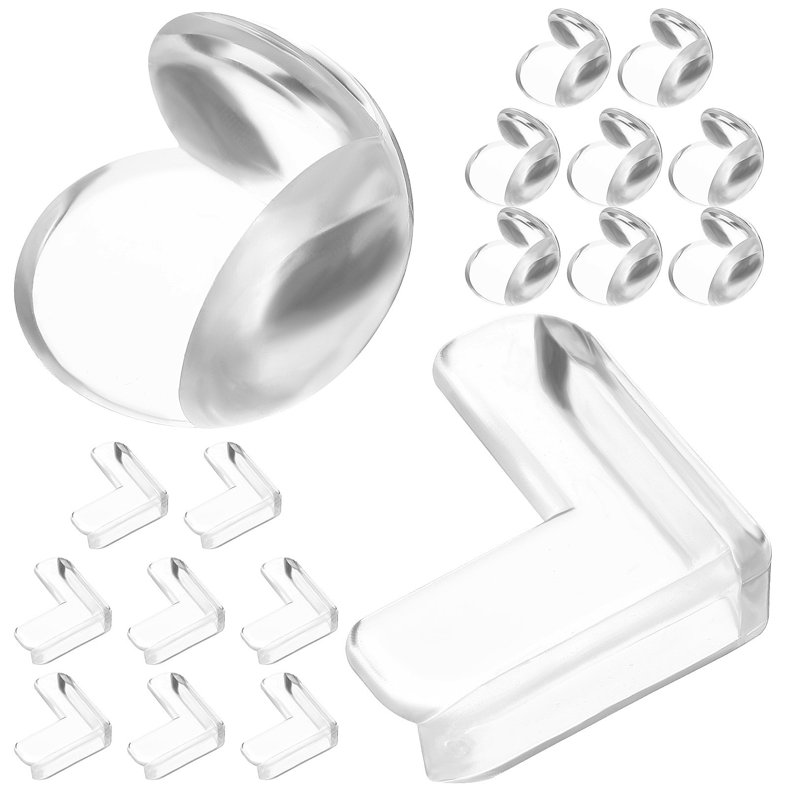 20Pcs Table Corner Guards Clea - Woodworking Edge ulasan dan harga