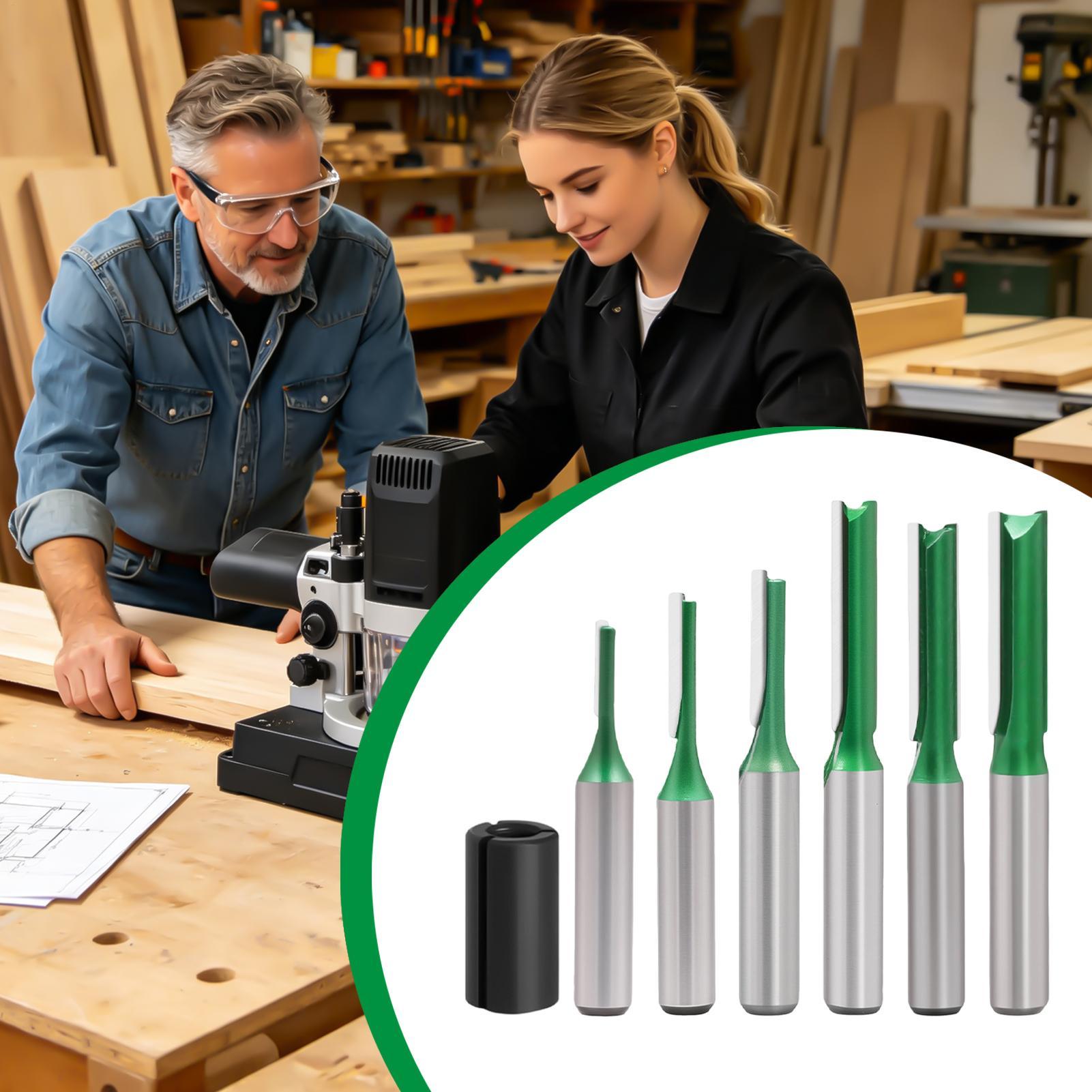Straight Router Bit Set 0.3 In - Router Bits For Woodworking ulasan dan harga