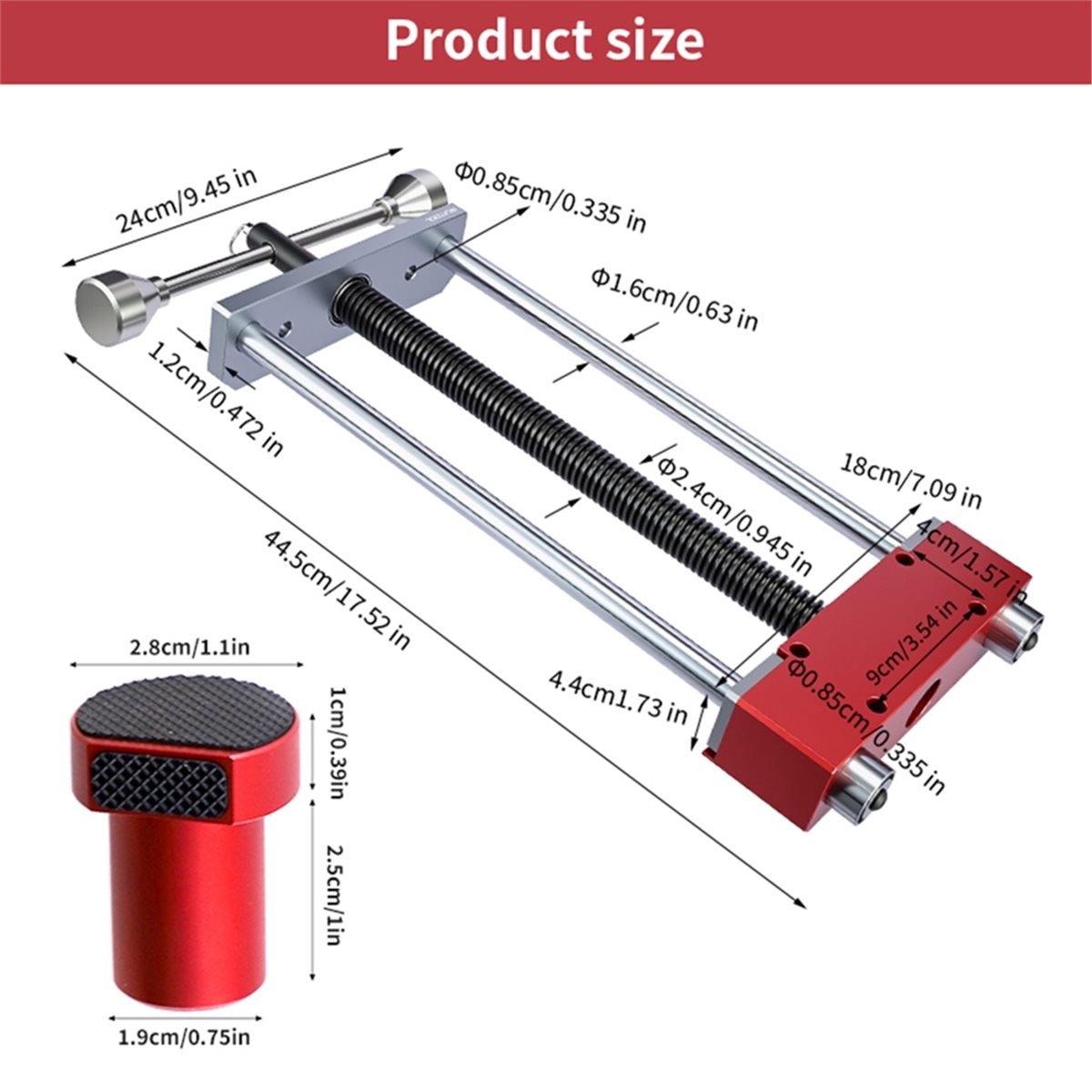 DT35BG Workbench Front Inertia - Woodworking Front Vise ulasan dan harga