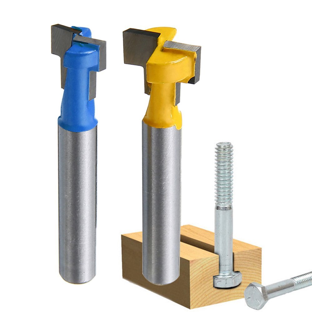 A11I 1/4 inch Shank T-Slot Cut - Router Bits For Woodworking ulasan dan harga