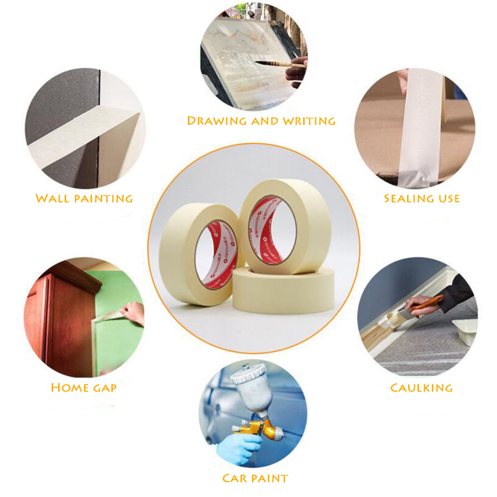 5PCS 20M Low Viscosity White M - Woodworking Mask ulasan dan harga