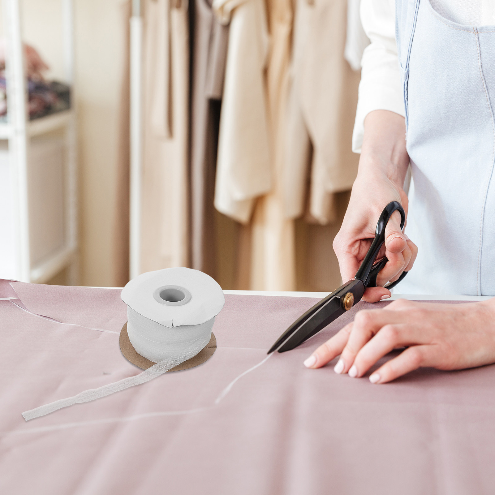 Fusible Interfacing Fabric Rol - Woodworking Online ulasan dan harga