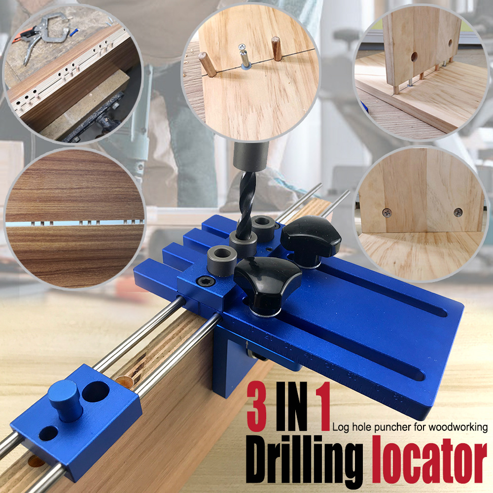 3-in-1 hole opener, wood embed - Furniture And Woodworking ulasan dan harga
