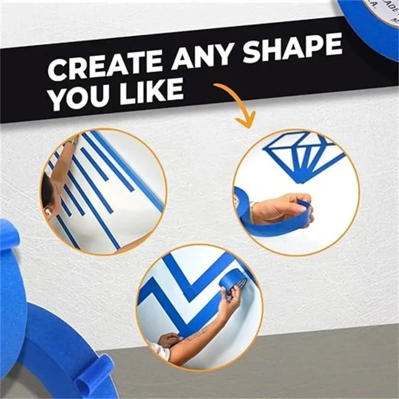 3 Roll/Set Paint Tape Multi-Su - Woodworking Mask ulasan dan harga