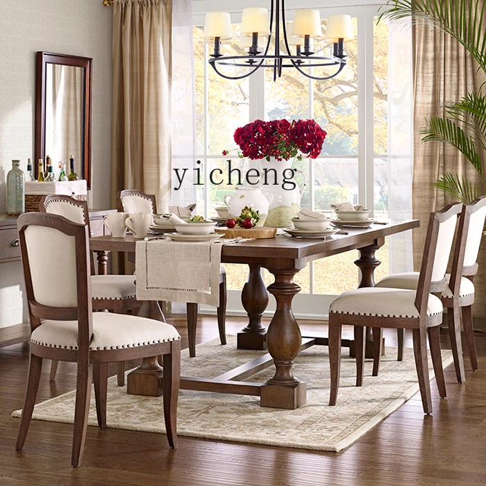 u10 Solid Wood Dining Table Lo - Woodworking Lofts ulasan dan harga